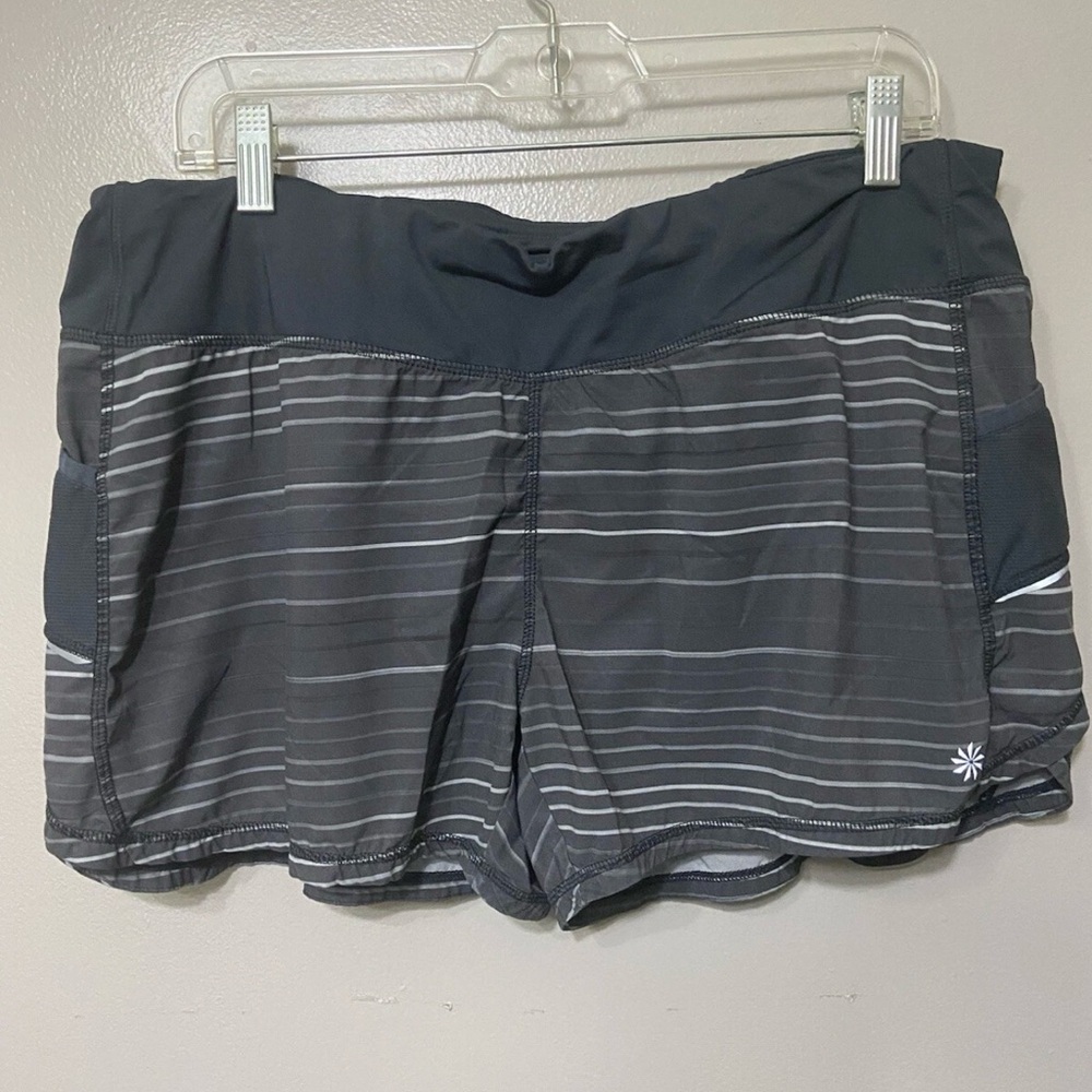 Athleta Gray Athletic Shorts Lightweight and Comfortable